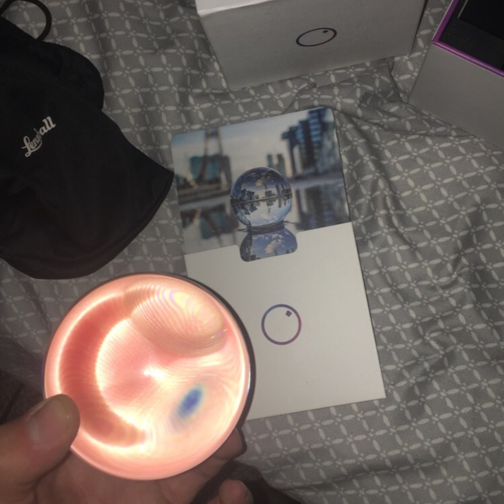 Photography lens ball